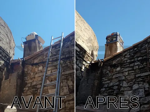 changement du moteur tourelle monophasé hygis