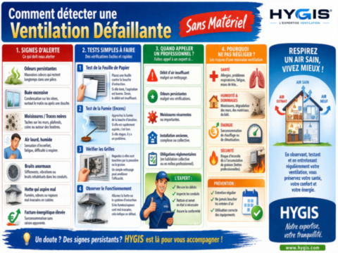Comment détecter une ventilation défaillante sans matériel (guide complet HYGIS)