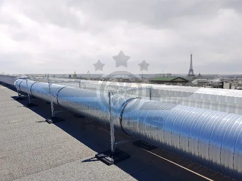 installation conduit de hotte de restaurant sur paris