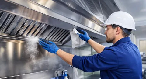 nettoyage et degraissage de hotte de cuisine