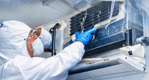 entretien et nettoyage de climatisation et évaporateur chambre froide